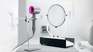 Find out how Dyson used more than just cloth to discover the role velocity plays in the hair drying process.